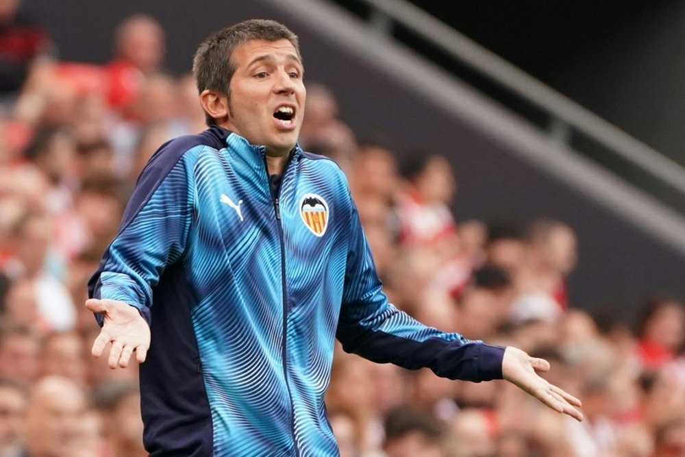 Albert Celades lors du match à Bilbao. AFP