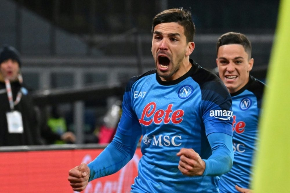 Naples s'envole en tête de la Serie A. AFP