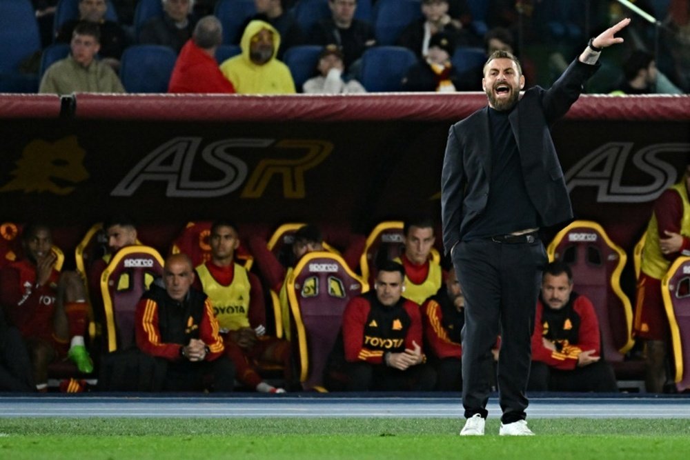 Daniele De Rossi n'est plus l'entraîneur de la Roma. AFP