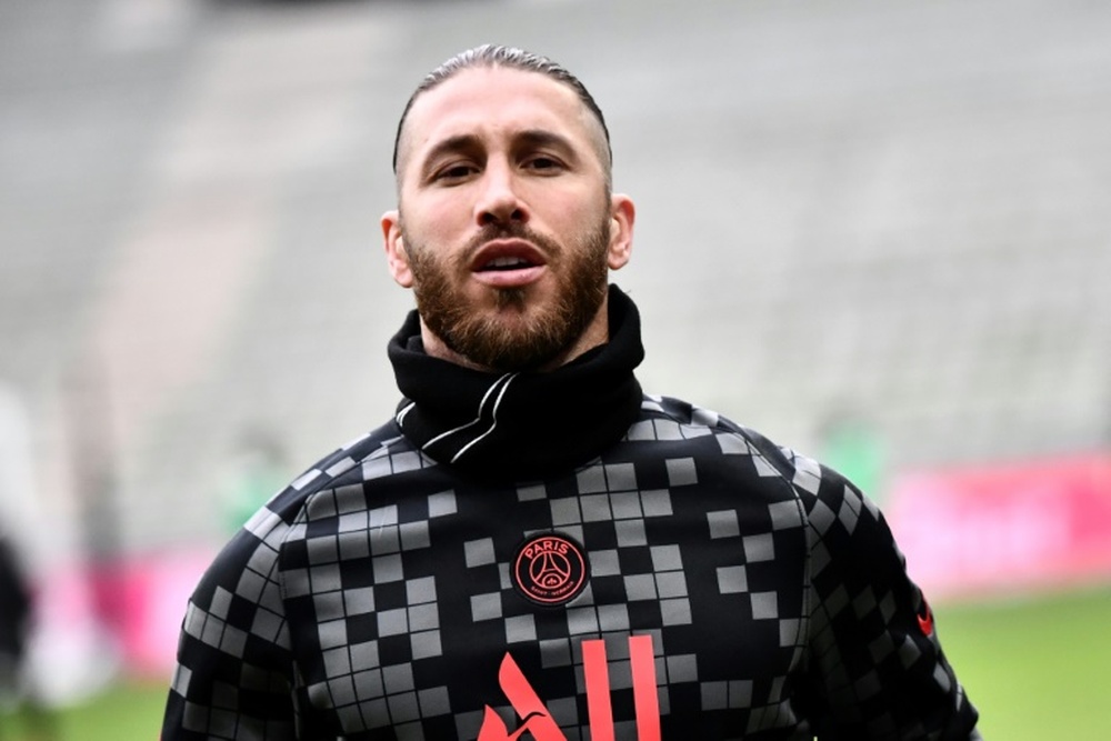 Sergio Ramos absent à Lens. AFP