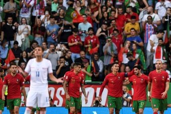 Le Portugal s'impose face à la République tchèque. AFP