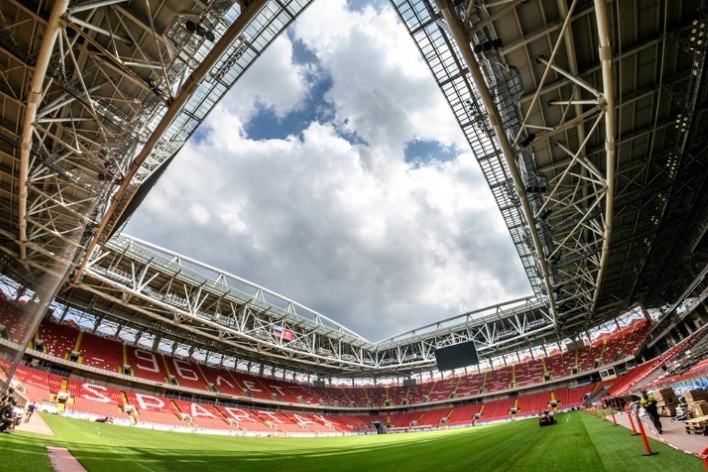 L'intérieur du Spartak Stadium, le 23 mai 2018