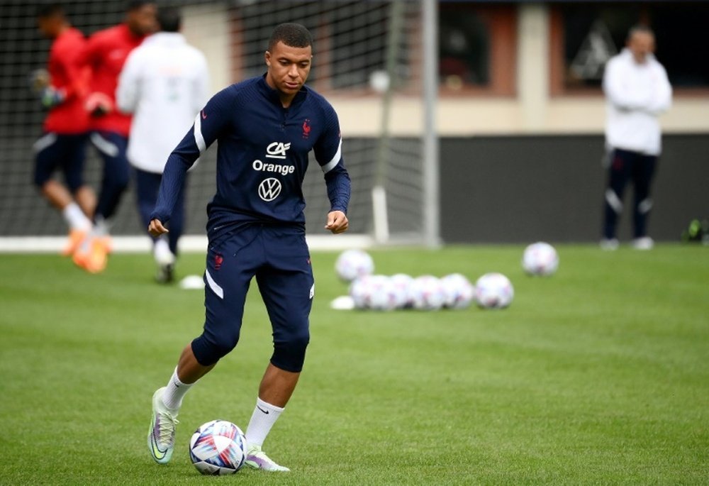 Mbappé, Kanté et Rabiot ménagés à la veille d'Autriche-France. afp