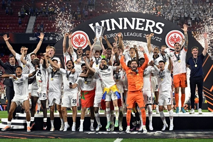 L'Eintracht triomphe remporte l'Europa League, au bout de la nuit ! AFP