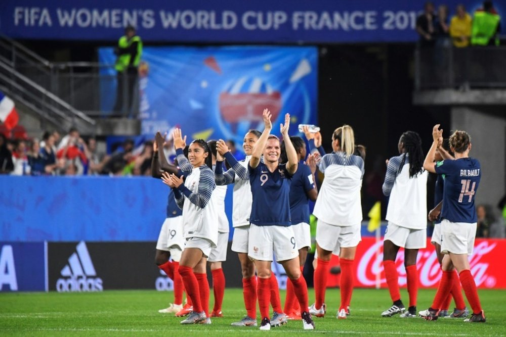La France affrontera le Brésil en 8èmes de finale. AFP