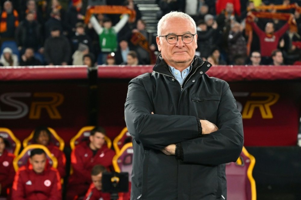 L'entraîneur de l'AS Roma Claudio Ranieri. AFP