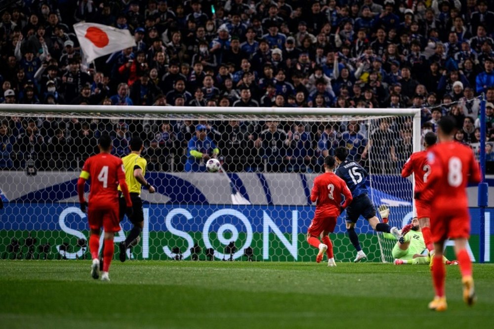 Le Japon premier pays qualifié pour le Mondial-2026. AFP