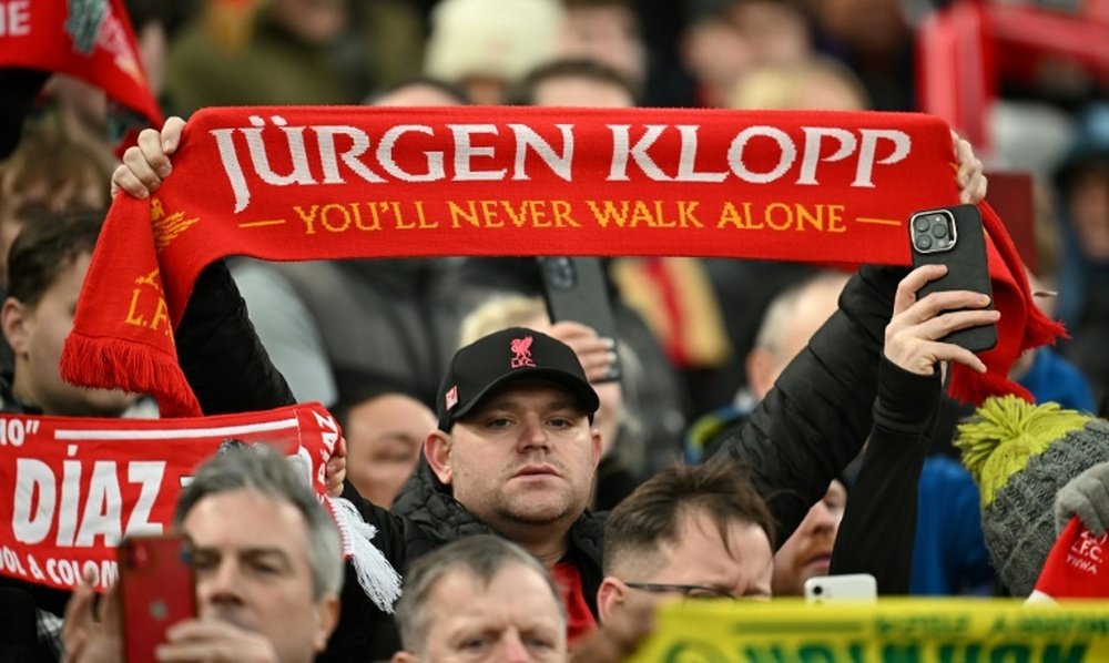 Liverpool célèbre Jürgen Klopp. afp
