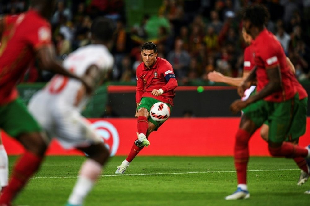 Ronaldo, mentor de la relève portugaise. AFP