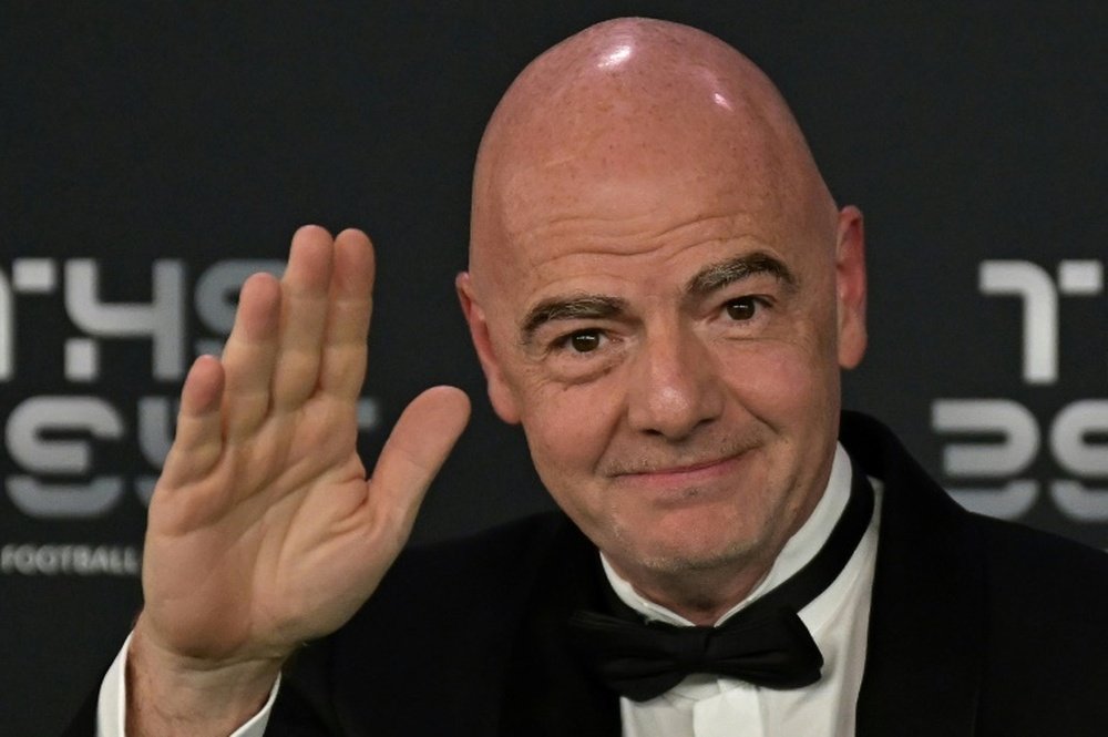 Seul en lice, Infantino assuré d'être réélu à la tête de la Fifa. AFP