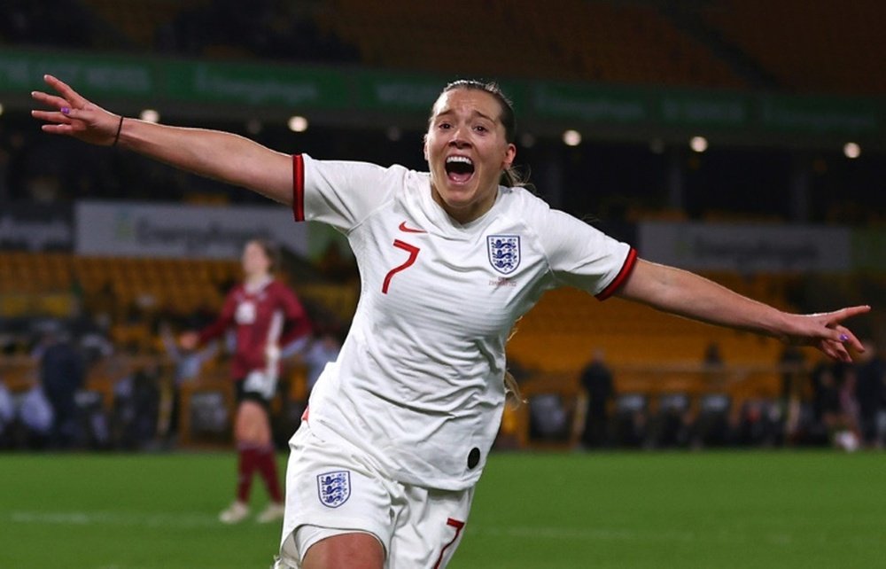 Fran Kirby retrouve la lumière avec l'Angleterre. AFP