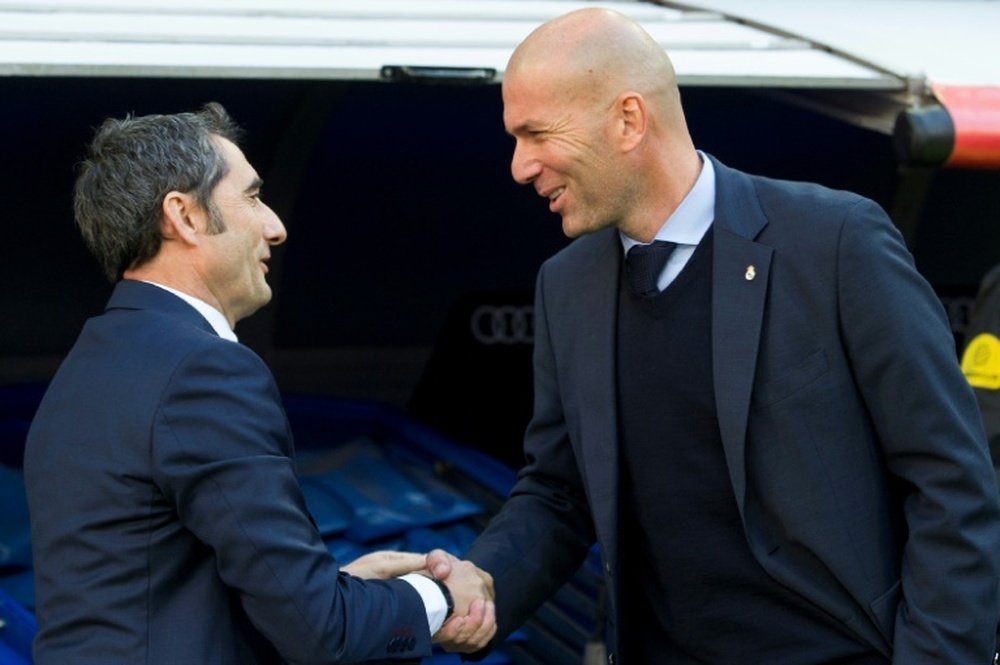 Zidane prend la défense de Valverde. AFP