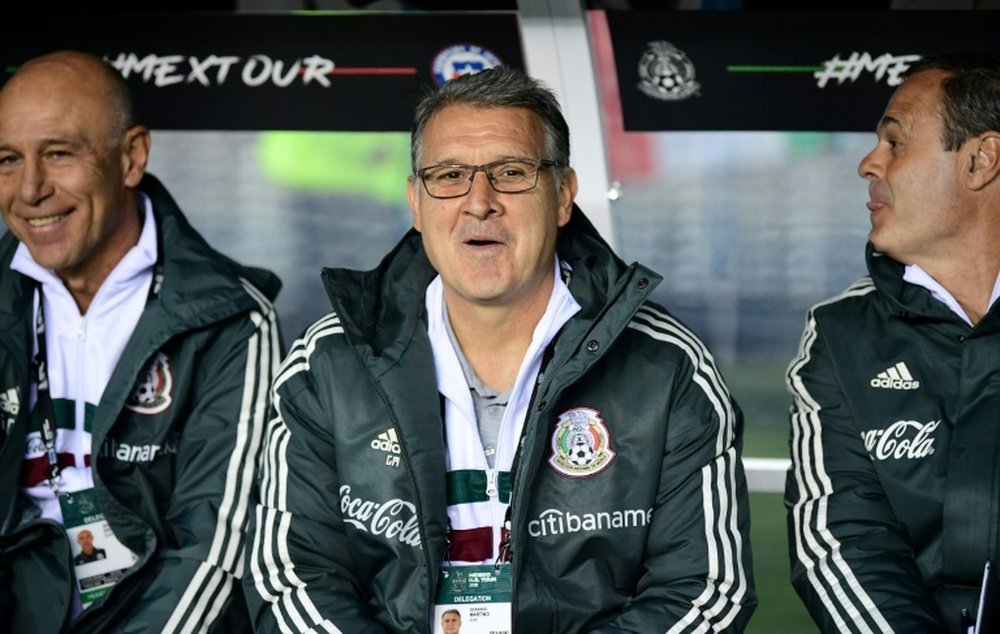 Le nouvel entraîneur du Mexique Gerardo Martino. AFP