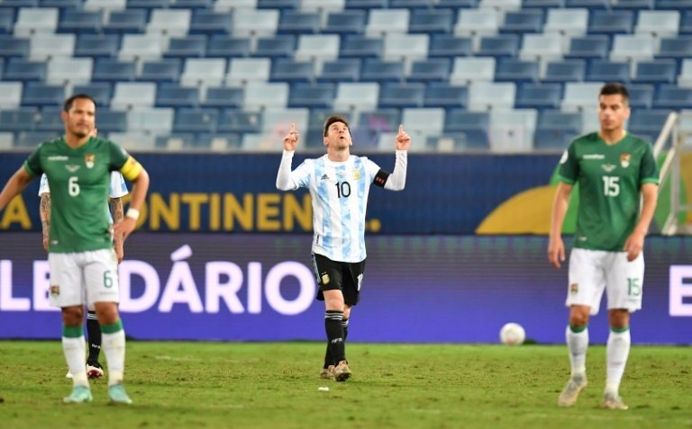 Messi écoeure la Bolivie. AFP