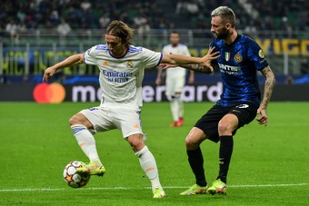 Real-Inter, trois stratèges croates pour une première place. AFP