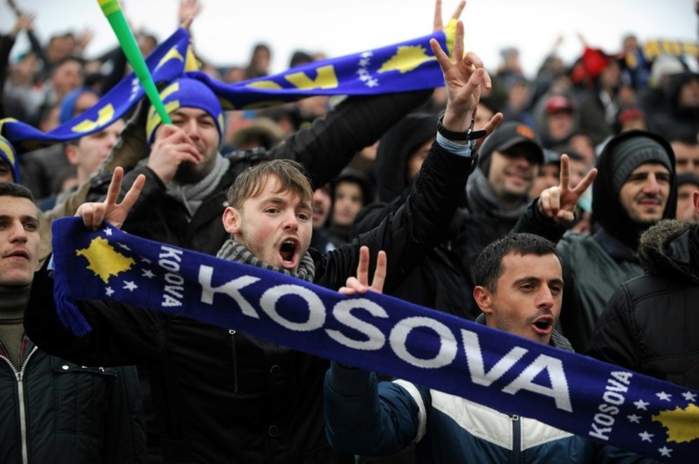 Espagne-Kosovo, quand la diplomatie s'invite au stade. AFP