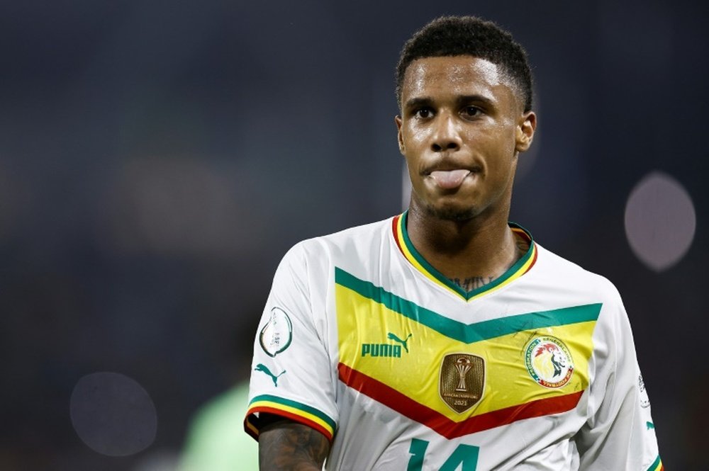 Le défenseur du Sénégal Ismaiïl Jakobs lors du match de la CAN face au Cameroun. AFP