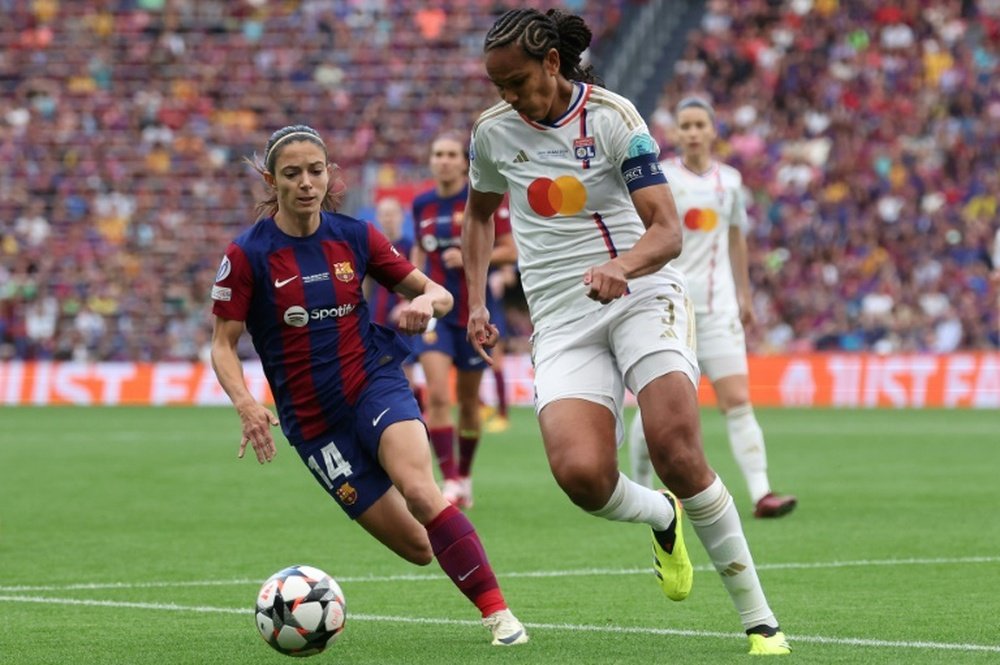 Wendie Renard, comme à la maison. AFP
