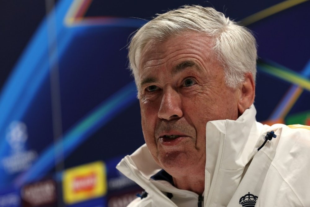 Les propos avant-match d'Ancelotti. AFP