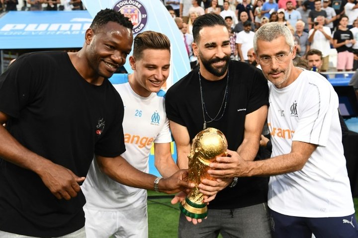 Marseille avec ses trois champions du monde Mandanda, Rami et Thauvin