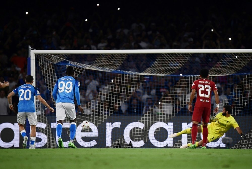 Liverpool, dernier finaliste, explose 4-1 à Naples. AFP