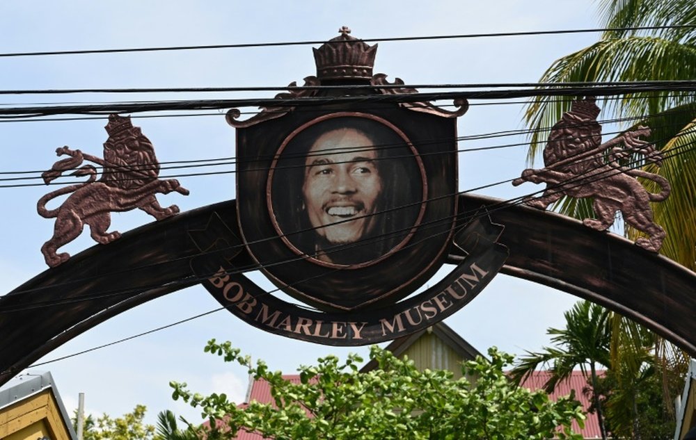 L'entrée du musée Bob Marley Museum à Kingston. AFP