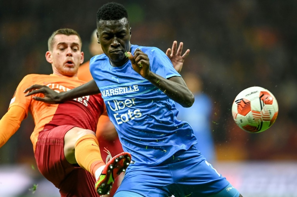 Pape Gueye avec Marseille. AFP