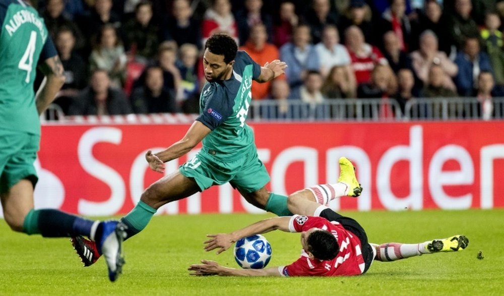 L'international belge de Tottenham Mousa Dembélé. AFP