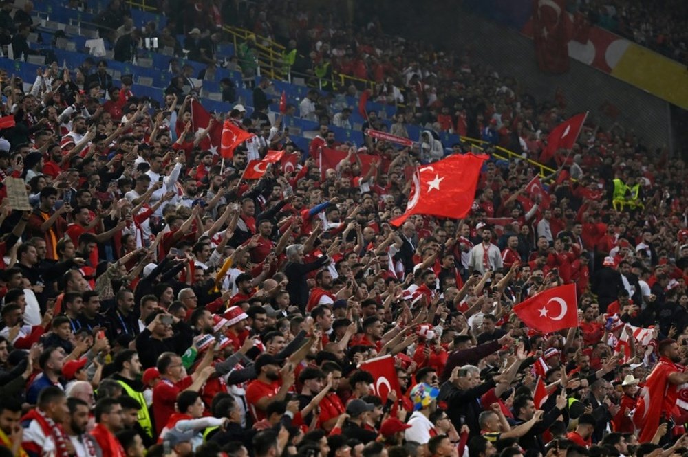 La Turquie terrasse la Géorgie et sa malédiction du premier match. AFP