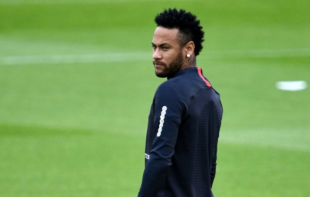 Neymar ne jouera pas face à Rennes. AFP