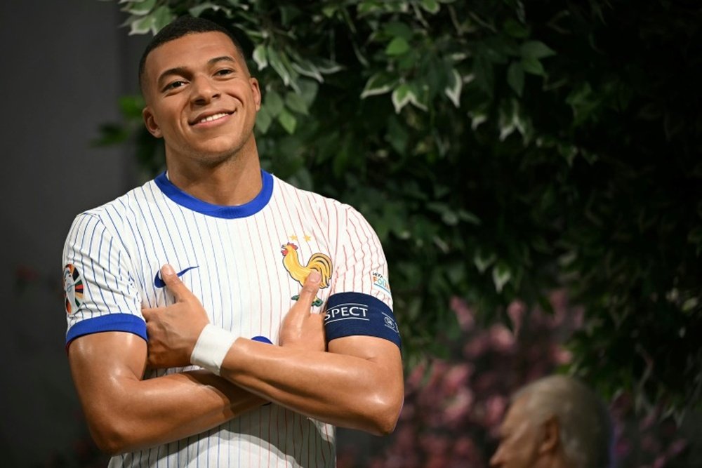 Kylian Mbappé fait son entrée chez Madame Tussauds. AFP