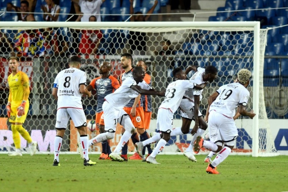 Montpellier perd contre Dijon. AFP