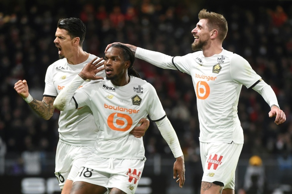 Lille douche Rennes et se relance en L1. AFP