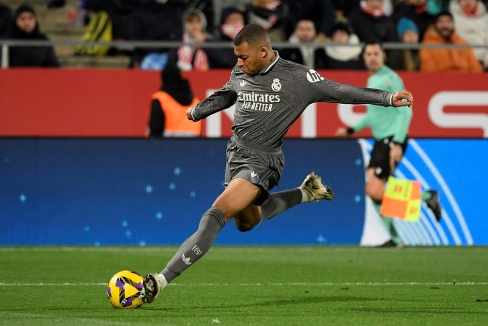 Kylian Mbappé inscrit le troisième du Real Madrid. AFP