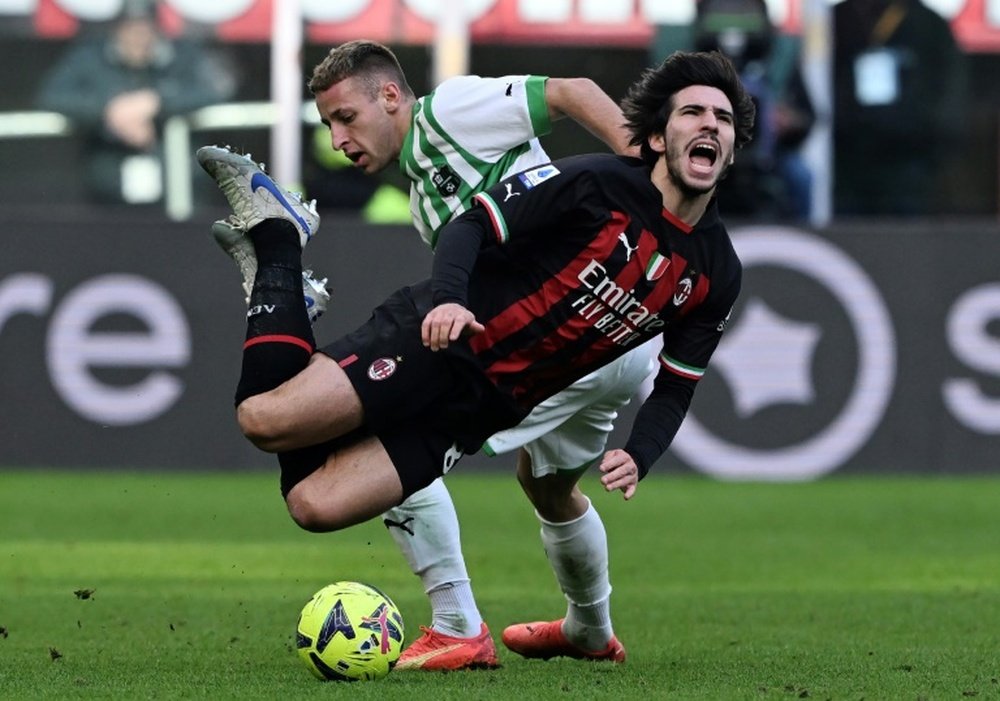 Sassuolo enfonce l'AC Milan dans la crise (5-2). AFP