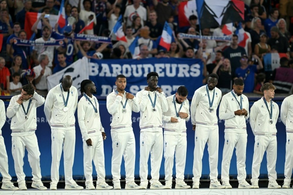 La France en argent après sa défaite et un match de folie face à l'Espagne. AFP