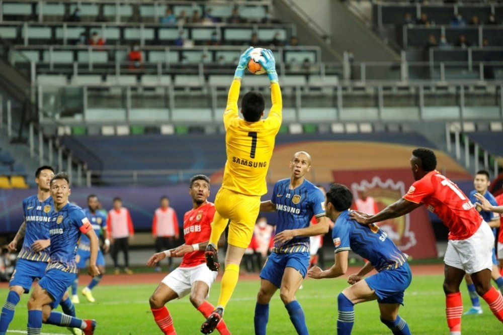 Le Guangzhou de Cannavaro tenu en échec en finale aller du Championnat de Chine. AFp