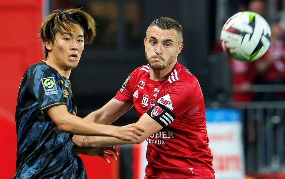 Accroché par Reims, Brest peut trembler pour sa 3e place. AFP