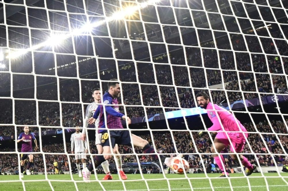 Messi veut marquer son 13e but cette saison en LDC. AFP