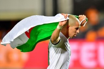 L'Algérie veut garder le titre, affirme Feghouli. AFP