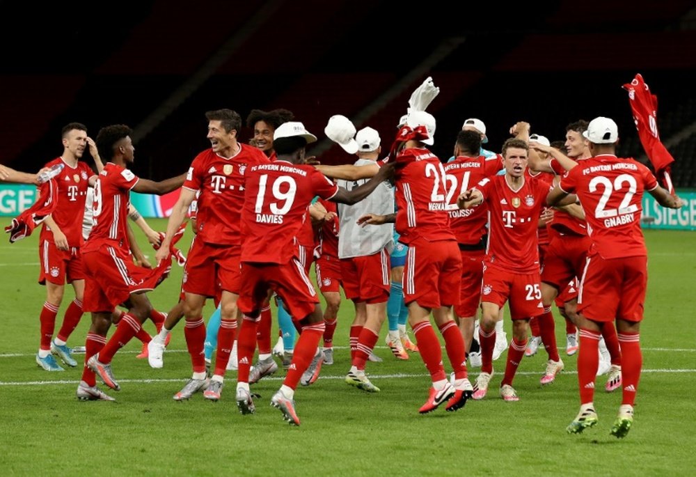Le Bayern se balade en finale de Coupe et rêve désormais de triplé. afp