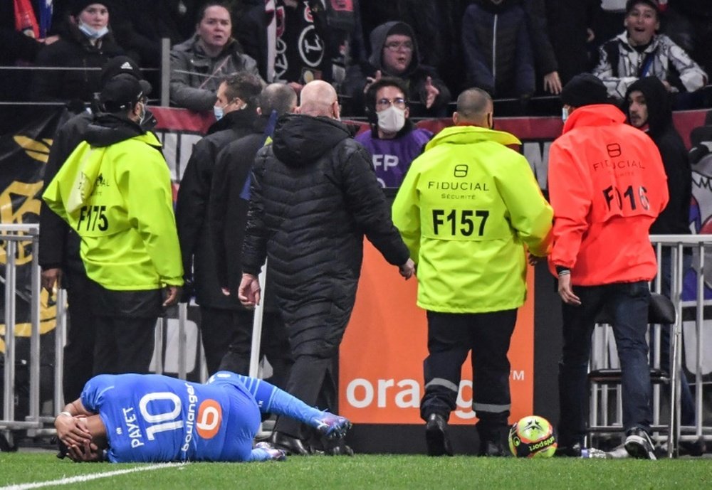 Incidents Lyon-Marseille : les précédents d'une saison tumultueuse. AFP