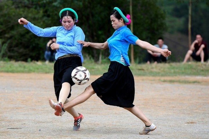 Dans le nord du Vietnam, le football au féminin chez les San Chi