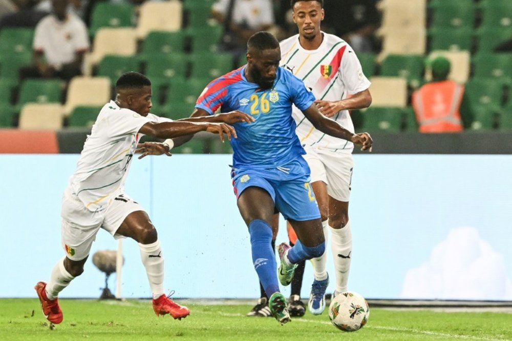 La RD Congo renverse la Guinée et passe en demi-finale. AFP