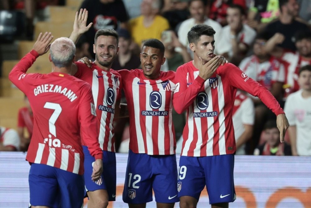 L'Atlético atomise le Rayo 7-0 dans le derby de Madrid. AFP