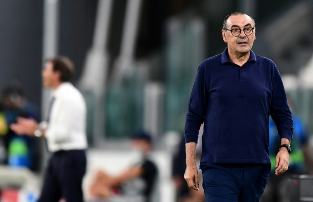 Maurizio Sarri n'est plus l'entraîneur de la Juventus. AFP