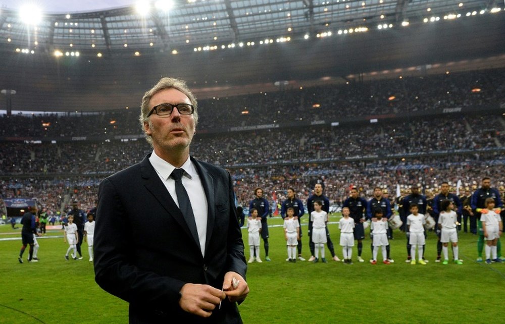 Laurent Blanc, l'exil pour revenir dans le jeu. AFP