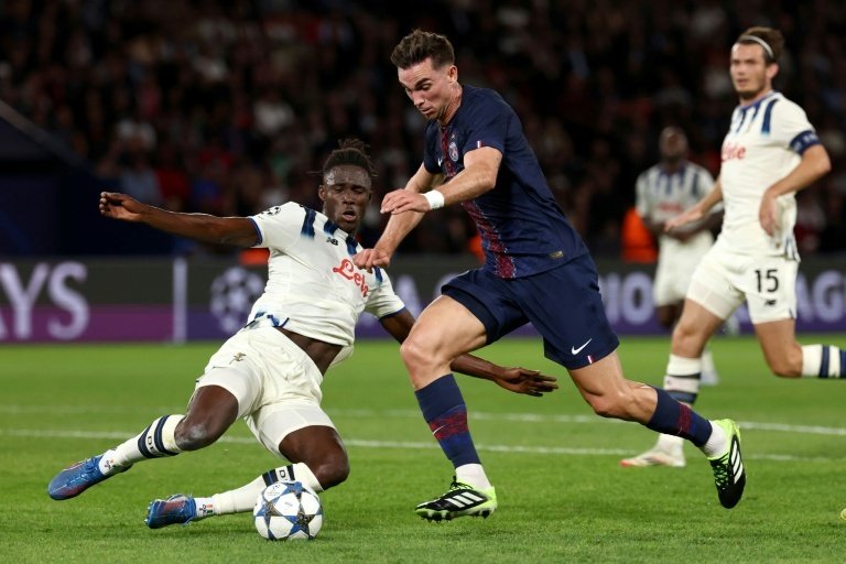 Le milieu espagnol du PSG, Fabian Ruiz, en pleine action. AFP