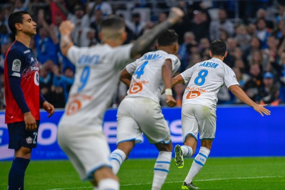Marseille grimpe sur Lille pour toucher le podium. AFP