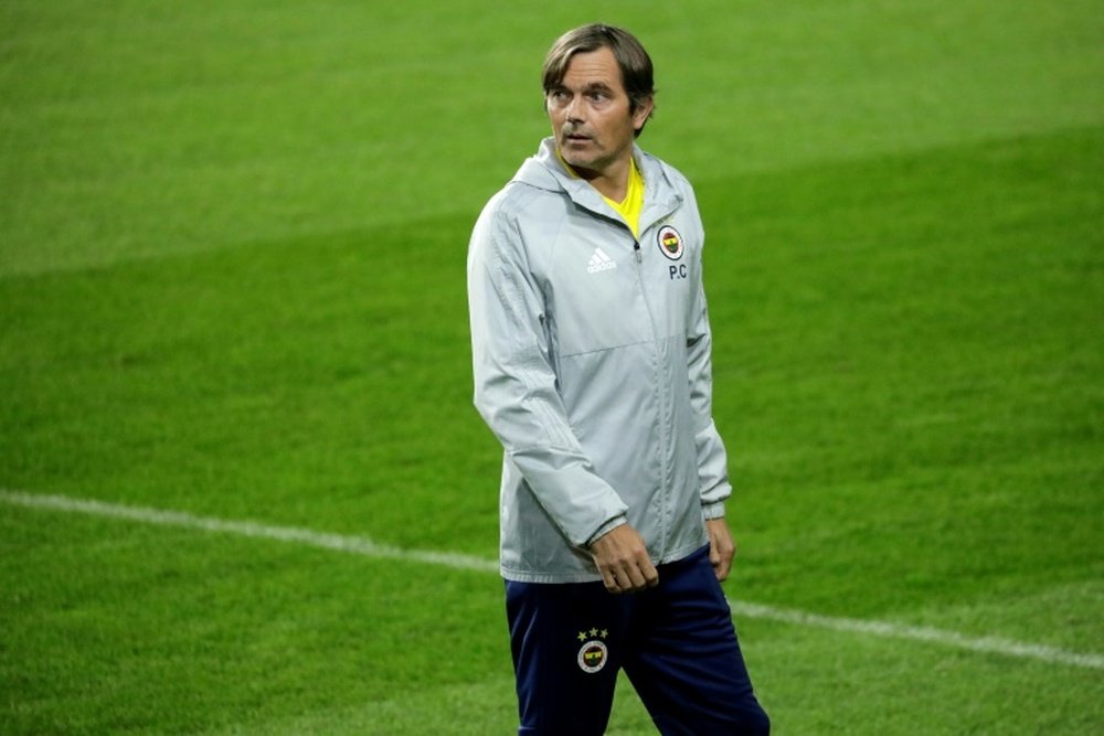 L'entraîneur néerlandais de Fenerbahçe, Phillip Cocu. AFP